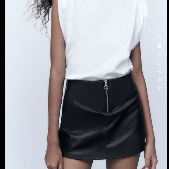 Zara Pants - Zara faux leather skort
